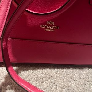 Pink Coach Shoulder Bag